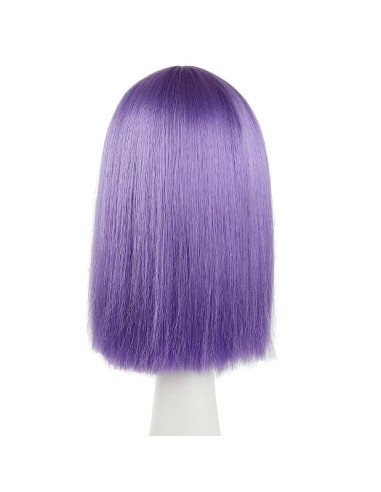 ⭐  Peluca Corta Kanekalon Corte Recto Apariencia Natural