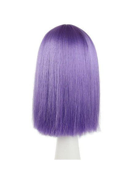 ⭐  Peluca Corta Kanekalon Corte Recto Apariencia Natural