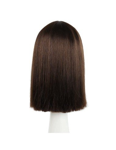 ⭐  Peluca Corta Kanekalon Corte Recto Apariencia Natural