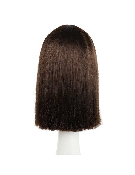 ⭐  Peluca Corta Kanekalon Corte Recto Apariencia Natural