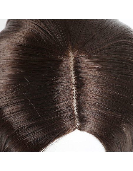 ⭐  Peluca Corta Kanekalon Corte Recto Apariencia Natural