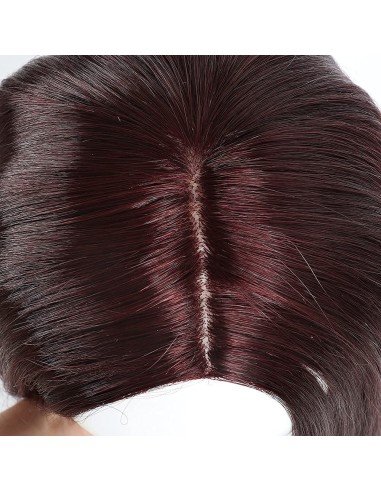 ⭐  Peluca Corta Kanekalon Corte Recto Apariencia Natural