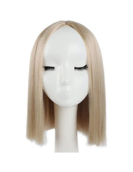 ⭐  Peluca Corta Kanekalon Corte Recto Apariencia Natural