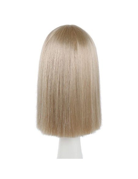 ⭐  Peluca Corta Kanekalon Corte Recto Apariencia Natural