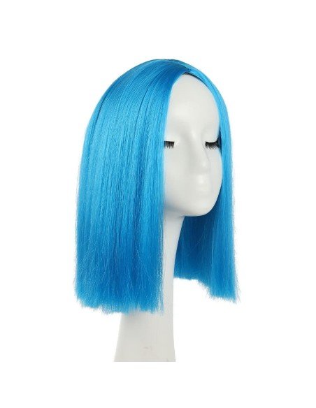 ⭐  Peluca Corta Kanekalon Corte Recto Apariencia Natural