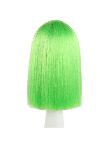 ⭐  Peluca Corta Kanekalon Corte Recto Apariencia Natural