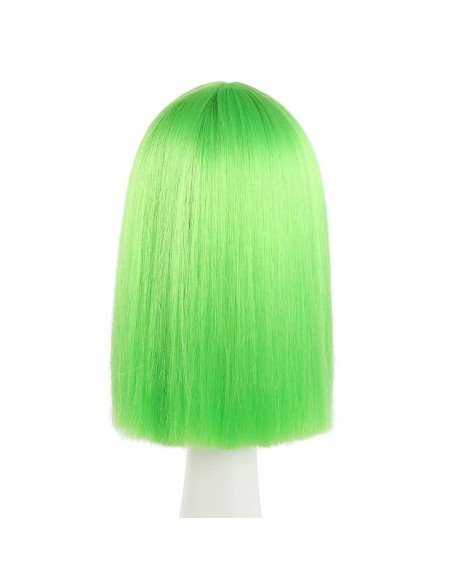 ⭐  Peluca Corta Kanekalon Corte Recto Apariencia Natural