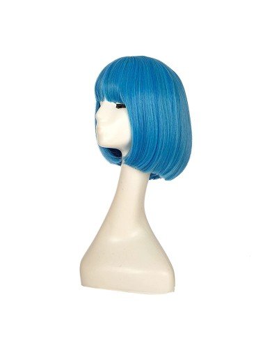 ⭐  Peluca Corta Bob en Fibras Ideal para Fiesta y Carnaval