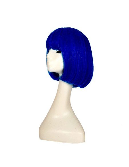 ⭐  Peluca Corta Bob en Fibras Ideal para Fiesta y Carnaval