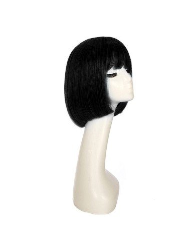 ⭐  Peluca Corta Bob en Fibras Ideal para Fiesta y Carnaval