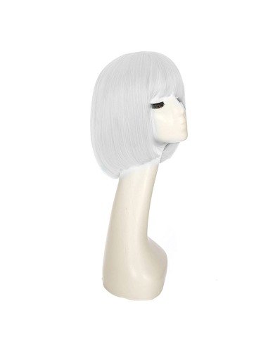 ⭐  Peluca Corta Bob en Fibras Ideal para Fiesta y Carnaval