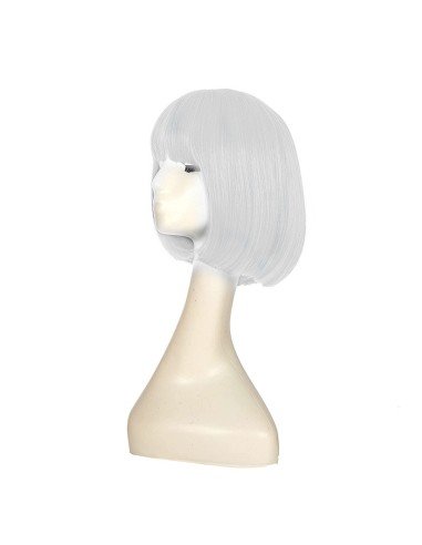 ⭐  Peluca Corta Bob en Fibras Ideal para Fiesta y Carnaval