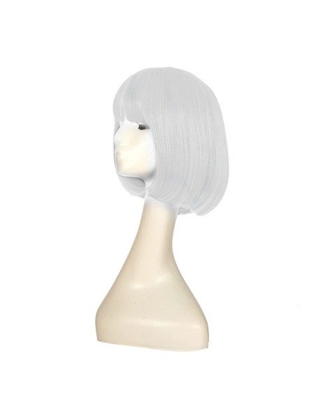 ⭐  Peluca Corta Bob en Fibras Ideal para Fiesta y Carnaval ⭐  Peluca Corta Bob en Fibras Ideal para Fiesta y Carnaval