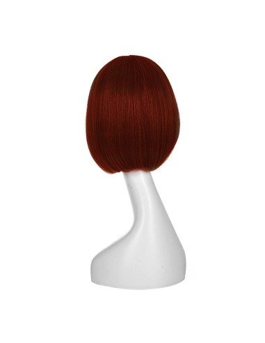 ⭐  Peluca Corta Bob en Fibras Ideal para Fiesta y Carnaval