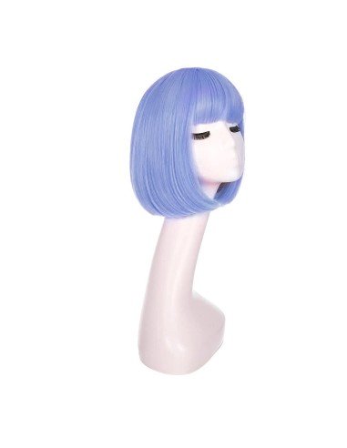 ⭐  Peluca Corta Bob en Fibras Ideal para Fiesta y Carnaval