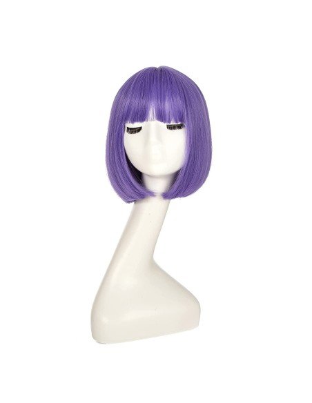 ⭐  Peluca Corta Bob en Fibras Ideal para Fiesta y Carnaval