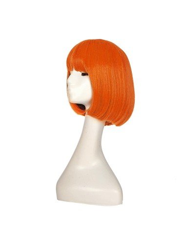⭐  Peluca Corta Bob en Fibras Ideal para Fiesta y Carnaval