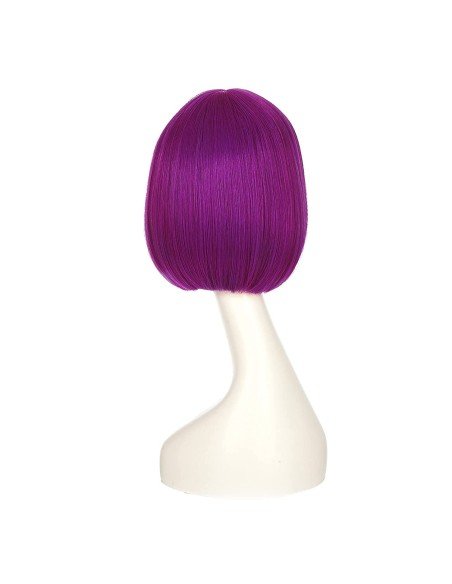 ⭐  Peluca Corta Bob en Fibras Ideal para Fiesta y Carnaval