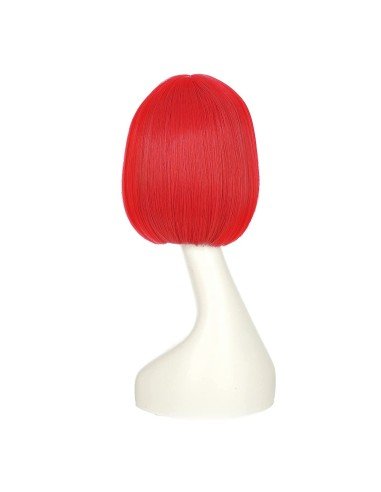 ⭐  Peluca Corta Bob en Fibras Ideal para Fiesta y Carnaval