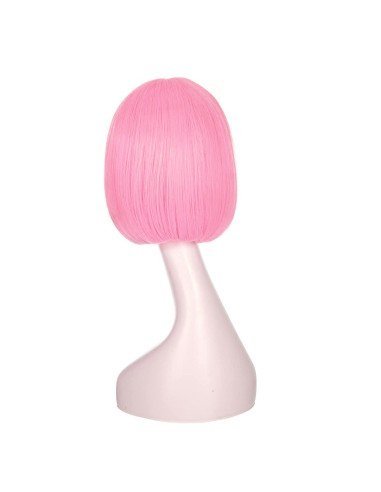 ⭐  Peluca Corta Bob en Fibras Ideal para Fiesta y Carnaval