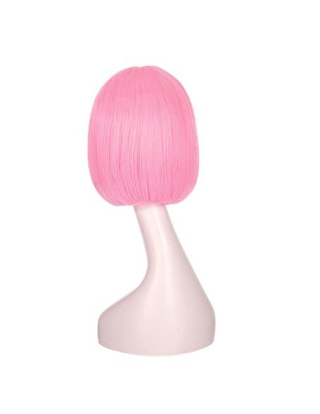 ⭐  Peluca Corta Bob en Fibras Ideal para Fiesta y Carnaval