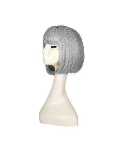 ⭐  Peluca Corta Bob en Fibras Ideal para Fiesta y Carnaval