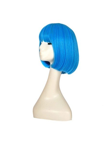 ⭐  Peluca Corta Bob en Fibras Ideal para Fiesta y Carnaval ⭐  Peluca Corta Bob en Fibras Ideal para Fiesta y Carnaval