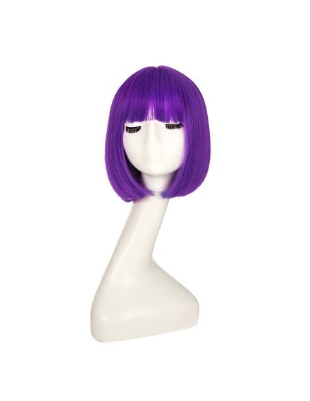 ⭐  Peluca Corta Bob en Fibras Ideal para Fiesta y Carnaval ⭐  Peluca Corta Bob en Fibras Ideal para Fiesta y Carnaval