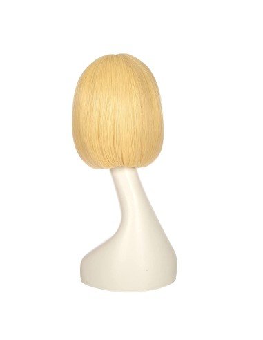 ⭐  Peluca Corta Bob en Fibras Ideal para Fiesta y Carnaval