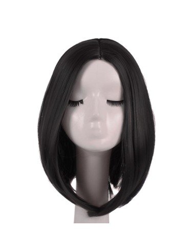 ⭐  Peluca Corta Kanekalon Corte Recto Apariencia Natural