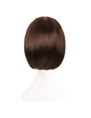 ⭐  Peluca Corta Kanekalon Corte Recto Apariencia Natural