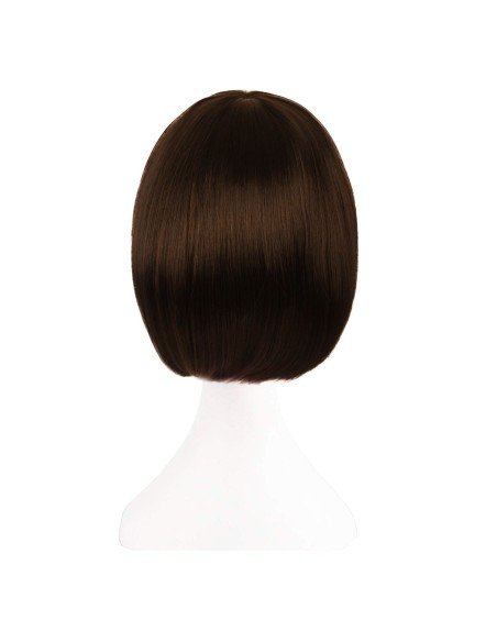 ⭐  Peluca Corta Kanekalon Corte Recto Apariencia Natural