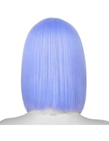 ⭐  Peluca Corta Kanekalon Corte Recto Apariencia Natural