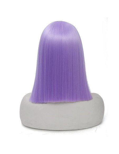 ⭐  Peluca Corta Kanekalon Corte Recto Apariencia Natural