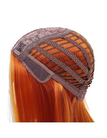 ⭐  Peluca Corta Kanekalon Corte Recto Apariencia Natural