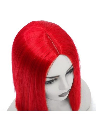 ⭐  Peluca Corta Kanekalon Corte Recto Apariencia Natural