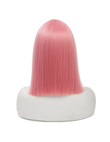 ⭐  Peluca Corta Kanekalon Corte Recto Apariencia Natural