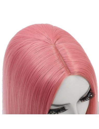 ⭐  Peluca Corta Kanekalon Corte Recto Apariencia Natural