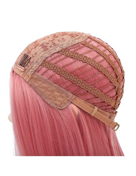 ⭐  Peluca Corta Kanekalon Corte Recto Apariencia Natural