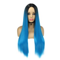 ⭐ Peluca Balayage Cosplay kanekalon degradee Ceniza