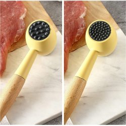 Martillo Ablandador De Carne Res Cerdo Pollo Pescado Acero Inoxidable Mazo