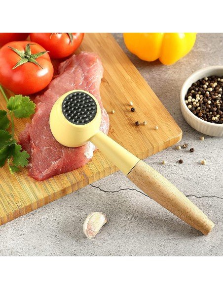 Martillo Ablandador De Carne Res Cerdo Pollo Pescado Acero Inoxidable Mazo Martillo Ablandador De Carne Res Cerdo Pollo Pescado Acero Inoxidable Mazo