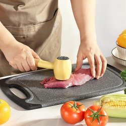 Martillo Ablandador De Carne Res Cerdo Pollo Pescado Acero Inoxidable Mazo