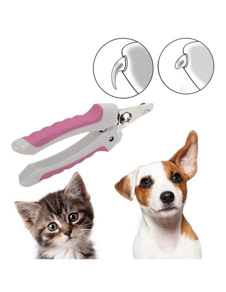 Pinza Corta Uñas para gatos y Mascotas tipo tijera profesional