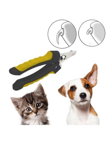 Pinza Corta Uñas para gatos y Mascotas tipo tijera profesional
