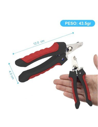 Pinza Corta Uñas para gatos y Mascotas tipo tijera profesional