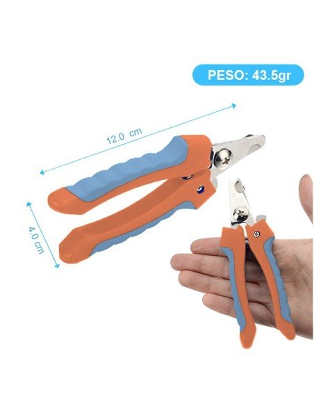 Pinza Corta Uñas para gatos y Mascotas tipo tijera profesional