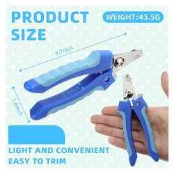 Pinza Corta Uñas para gatos y Mascotas tipo tijera profesional