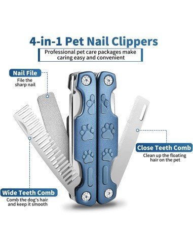 ⭐ Pinza Corta Uñas para gatos y Mascotas tipo tijera profesional