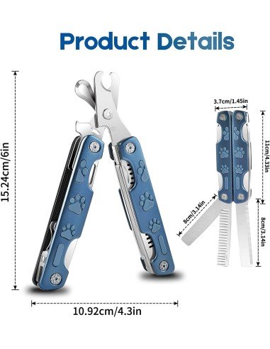 ⭐ Pinza Corta Uñas para gatos y Mascotas tipo tijera profesional
